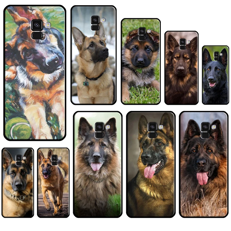 German Shepherd Dog Case For Samsung A6 A8 Plus J4 J6 J8 A7 A9 2018 A3 A5 J1 2016 J3 J5 J7 2017 Phone Cover