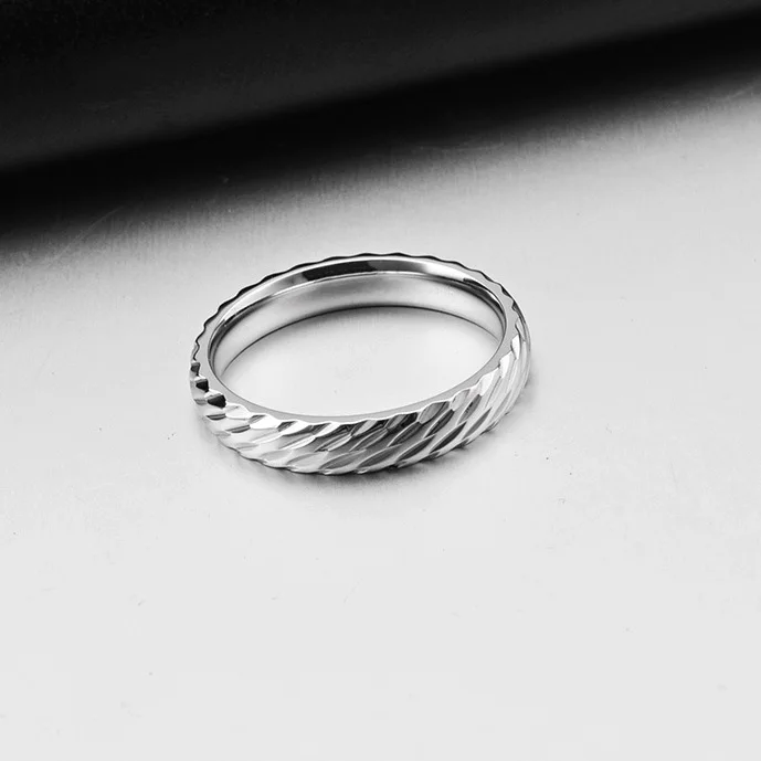 Высококачественные обручальные кольца KNOCK из нержавеющей стали 4 ММ золотого