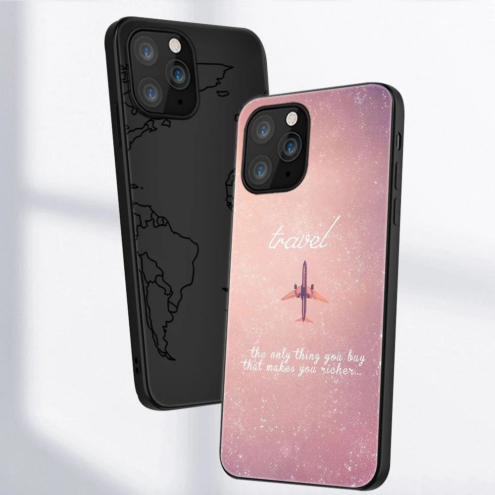 Чехол для iPhone 11 12 Pro Max Mini X XR XS MAX 7 8 6 6S Plus 5 SE 2020 из мягкого ТПУ | Мобильные телефоны и
