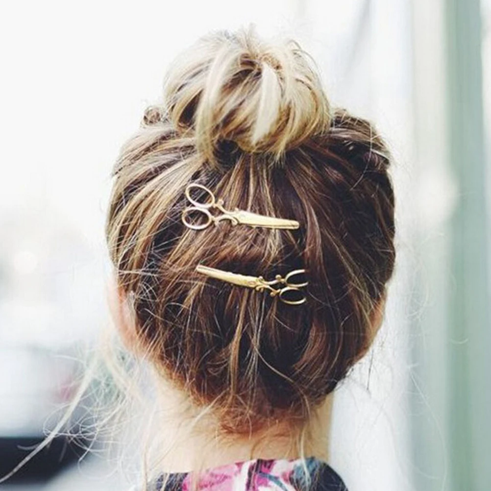 

HOT New 1PC Nice Women Lady Girls Scissors Shape Hair Clip Barrettes Hairpin Hair Decorations Accessories