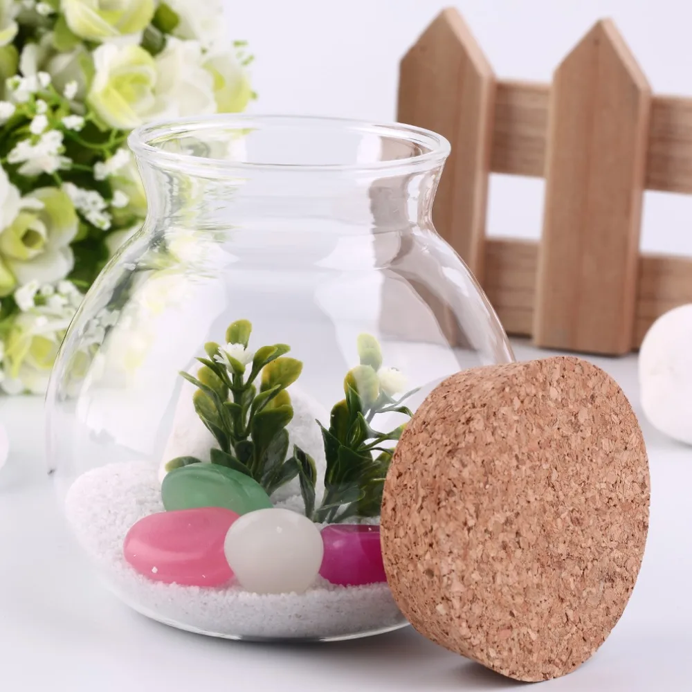 Новое поступление милый дизайн чай кофе сахар Стеклянные Канистры цветочное