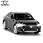 Модель автомобиля Lexus ES300, 6-открытый рулевой амортизатор, модель автомобиля из сплава, имитация звука светильник, игрушка, бесплатная доставка, 132