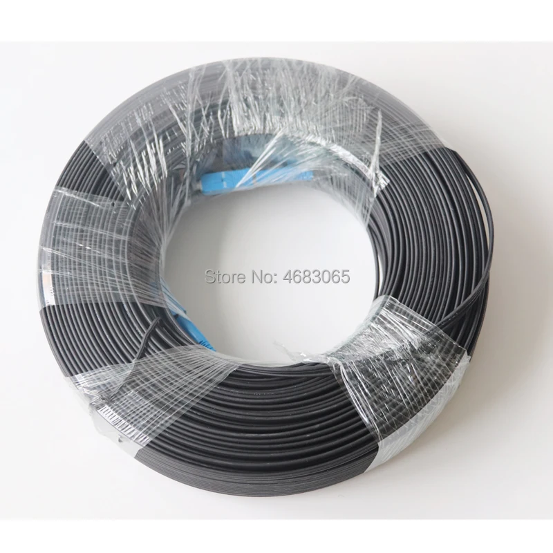 100 м SCUPC для SC UPC Simplex FTTH Drop Patch Cable G657A открытый волоконно оптический соединительный