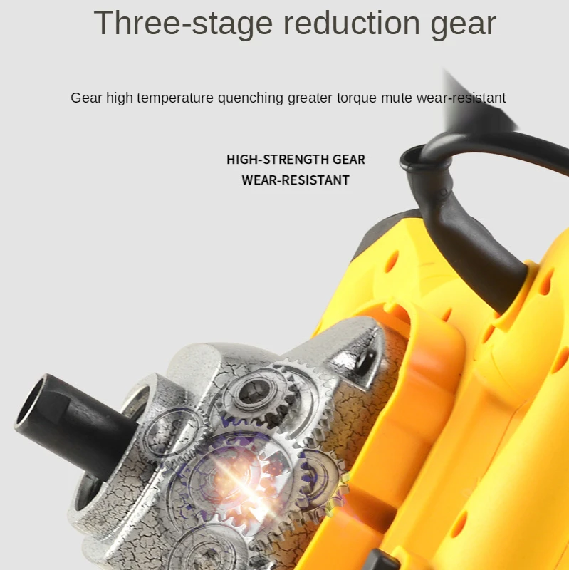 2400 Вт Электрический промышленный цемент миксер/6 переменная Скорость высокое