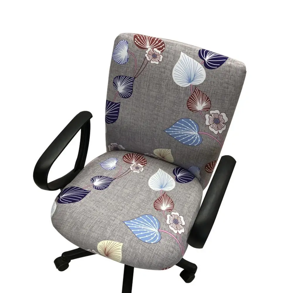Чехол для офисного вращающегося стула эластичные чехлы с принтом чехол