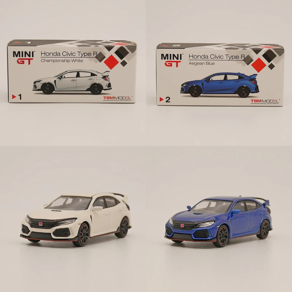 ВСМ модель 1:64 Мини GT HONDA CIVIC TYPE R литья под давлением автомобиля сплав игрушки