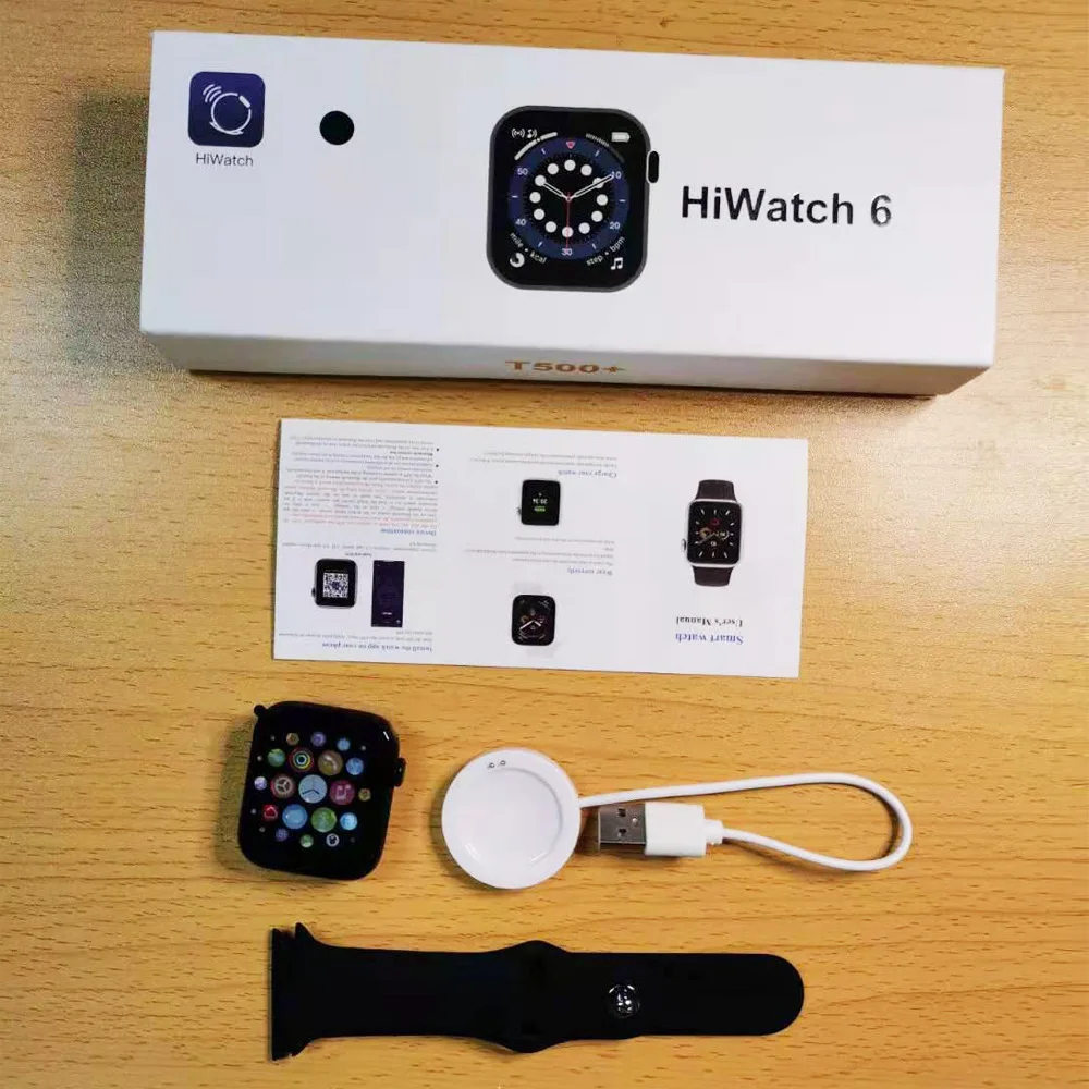 

Original T500 plus Smart Watch Bluetooth 1.75inch Heart Rate IWO 13 Smartwatch women men for Android IOS PK W46 T600 T900 HW22