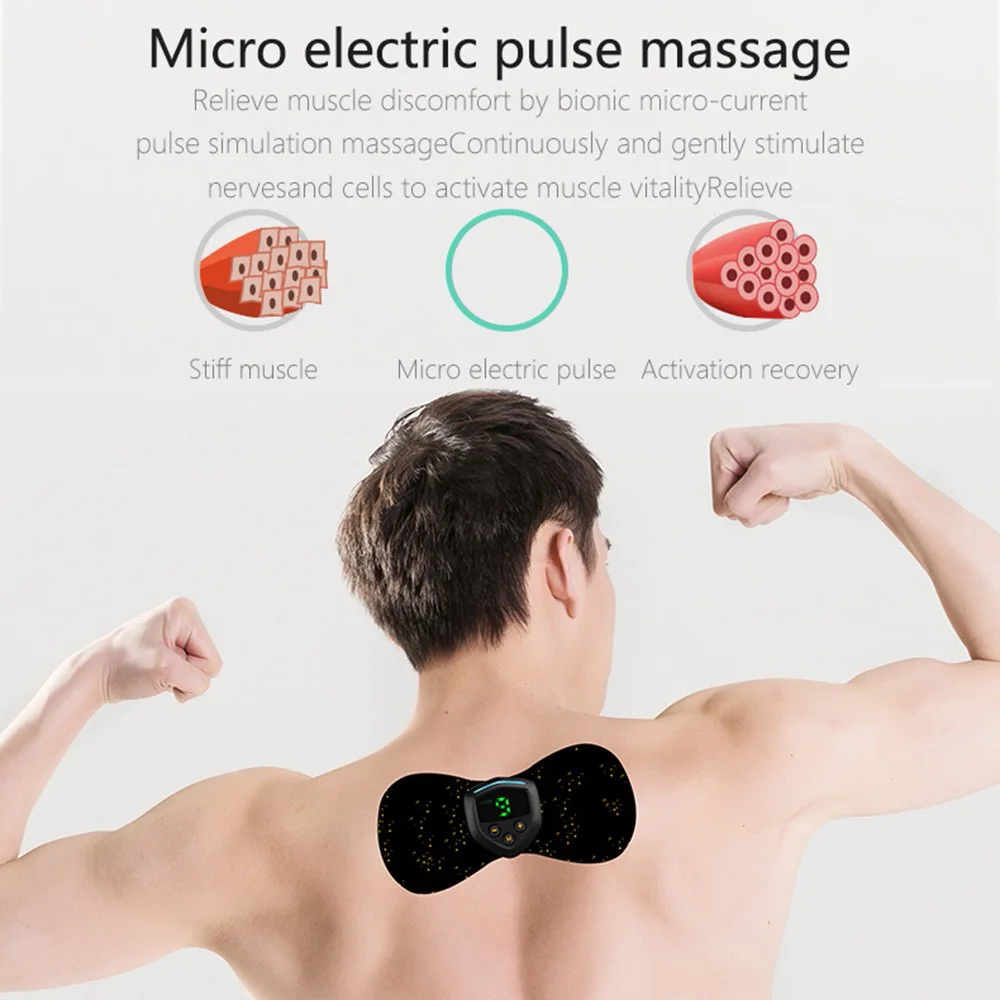 

Electric Muscle Stimulator Fitness Neck Training Weight Loss Body Slimming Shaper Machine Exercise Vibration Massager XA62U