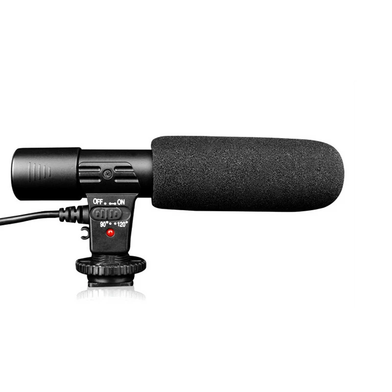 

Профессиональный портативный конденсаторный микрофон 3,5 мм, внешний стерео микрофон, микрофон для Canon Nikon DSLR камеры DV видеокамеры