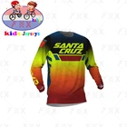 HTTP Fox 2021 Детские горные фонари MTB внедорожник DH мотоциклетные быстросохнущие футболки FXR велосипедная одежда для детей