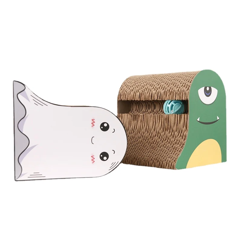 

Cat Scratcher Little Angel Shape Corrugated Paper Wear-resistant and Non-dandruff Claw Sharpener Cat Toy Pet Supplies