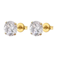 glhgjp fashion stainless hypoallergenic earrings stud earrings gemstone cubic zirconia diamond stud earrings for women