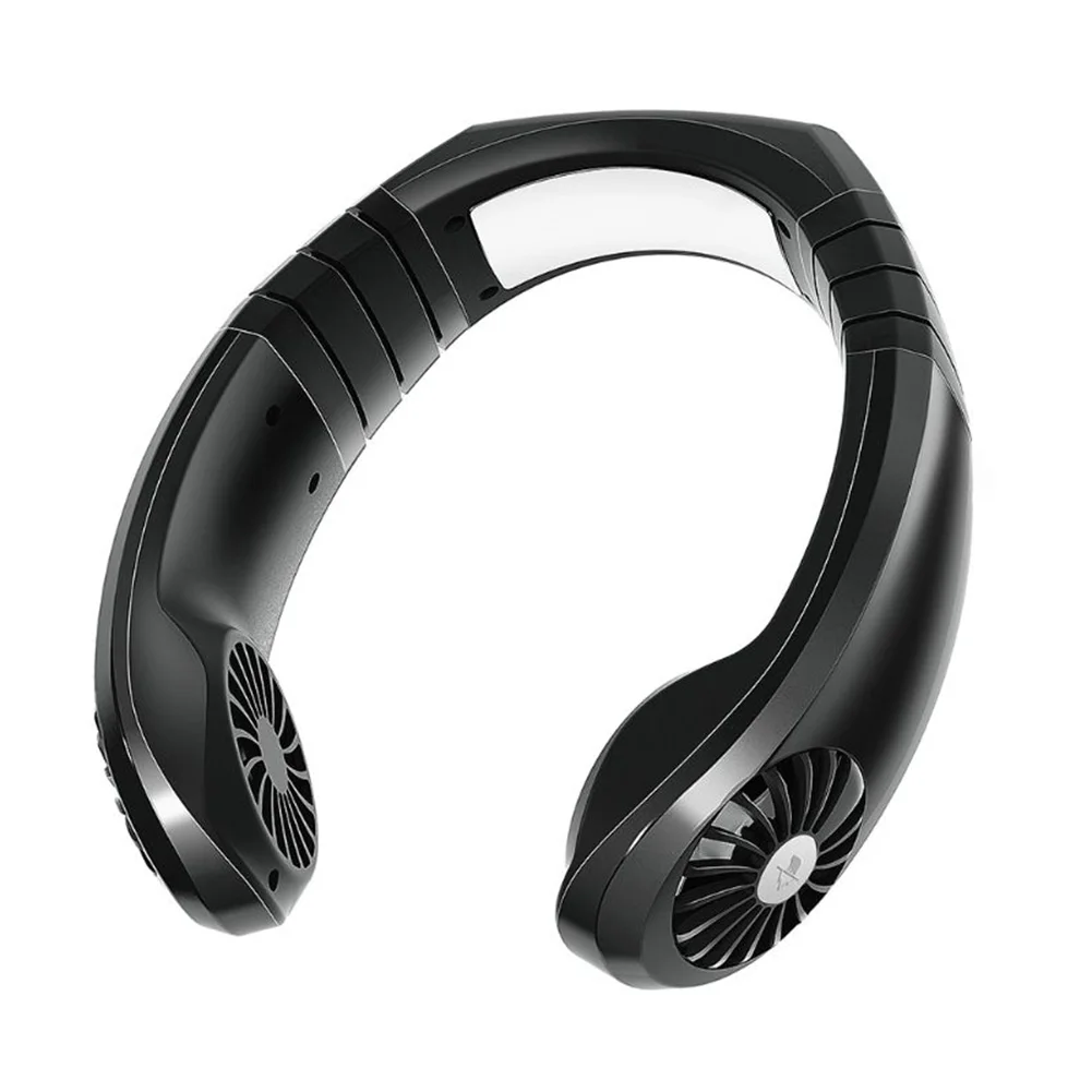 Portable Summer 3 Wind Force USB Rechargeable Dual Fan Mini Air Conditioner Hands-free Neck Band Hanging Cooling | Обустройство дома