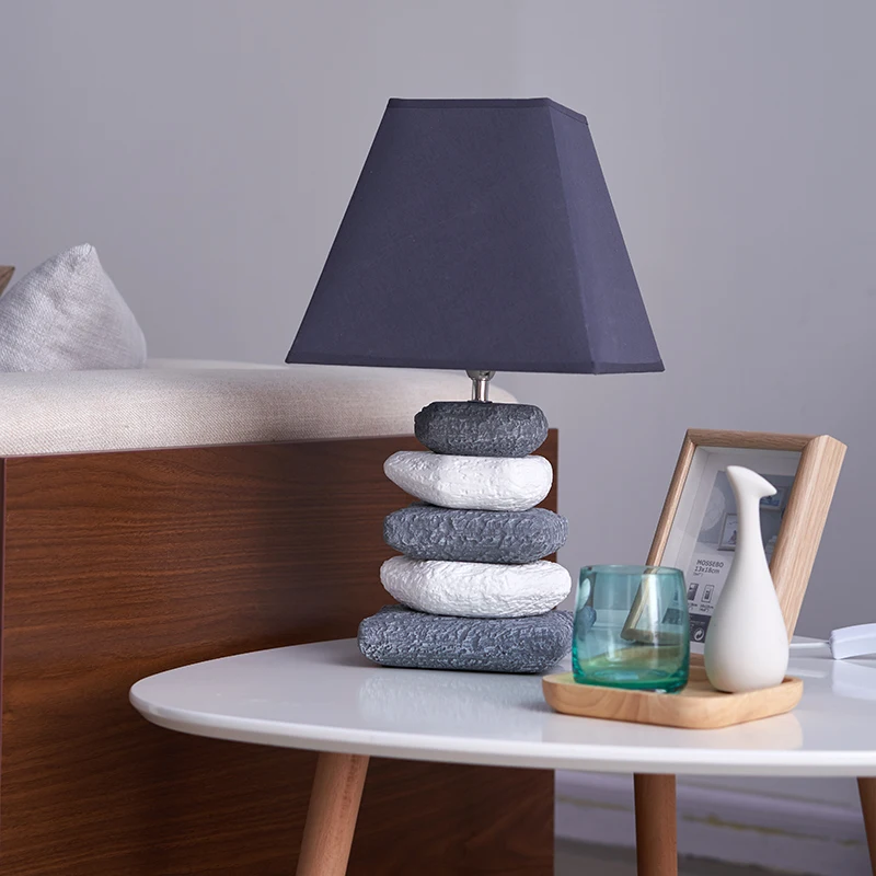 

Ceramic Fabric LED Table Lamp For The Bedroom Home Deco Modern Table Light Fixture Bedside Living Room Restaurant Loft Desk Lamp