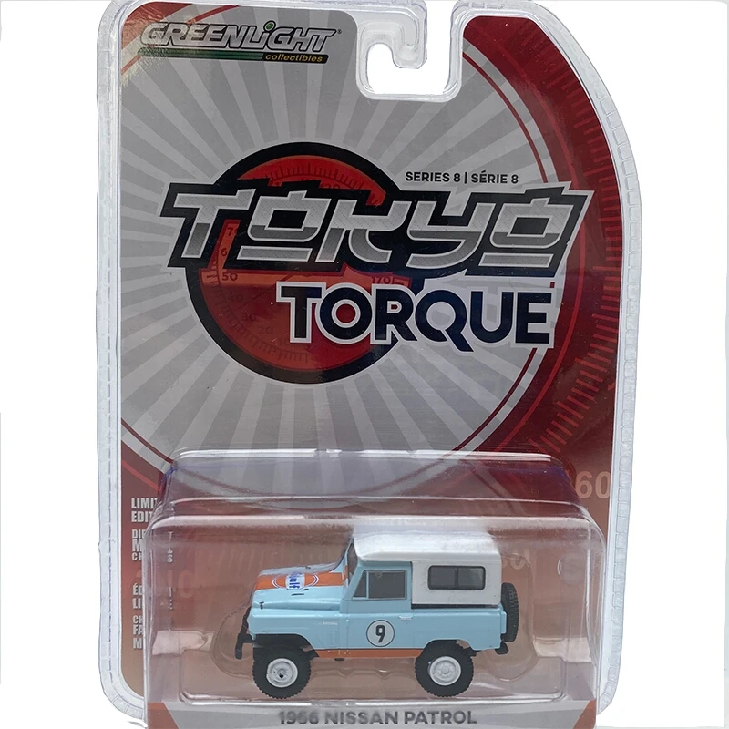 GreenLight 1:64 1955 Nissan патруль модель автомобиля из сплава металлические игрушки для детей литая под давлением