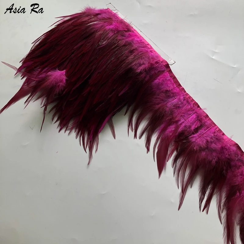 Азиатский РА 10 м/лот петух шеи Седло Hackle Перья оптовая торговля отделка 12 15 см