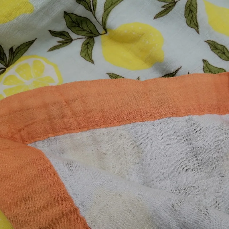 Лидер продаж четырехслойное детское одеяло из бамбукового хлопка и муслина для