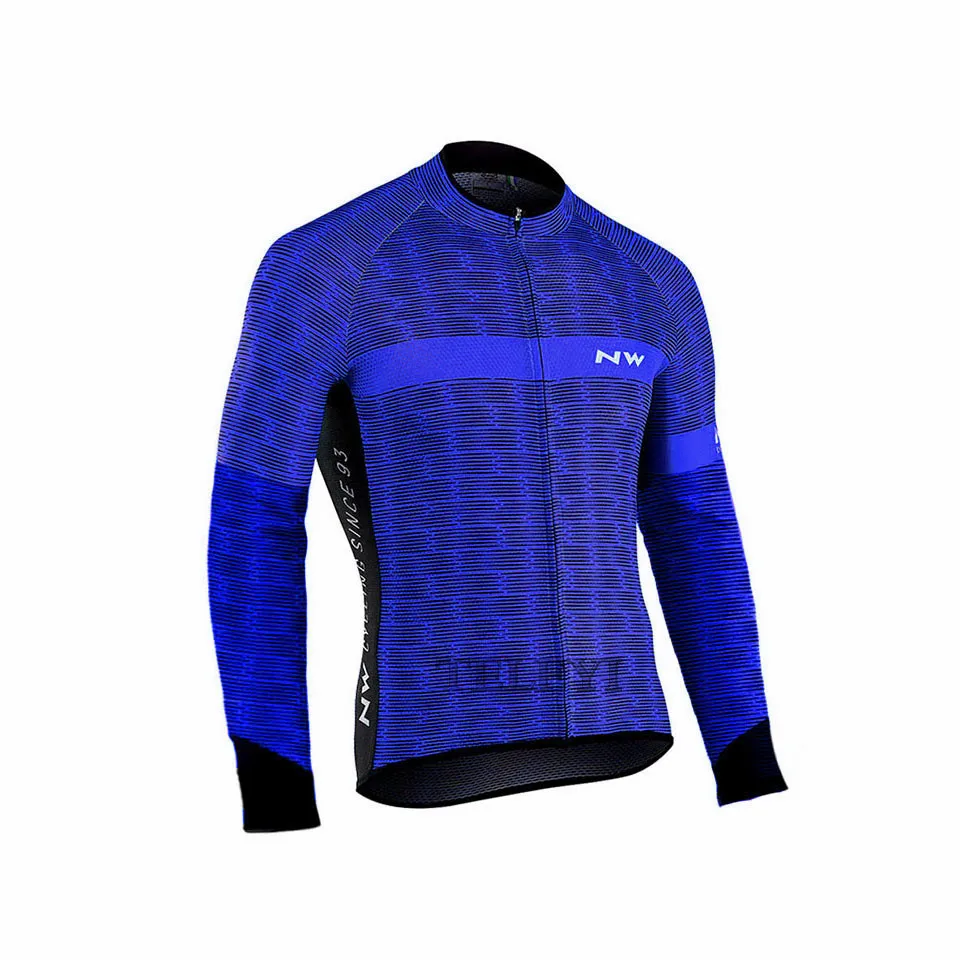 North Wave комплект одежды для велоспорта с длинными рукавами, NW Pro Team Jersey, мужской дышащий костюм, спортивная одежда для езды на горном велосипеде - Цвет: 18