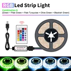 Светодиодная лента с RGB подсветкой, гибкая неоновая светсветильник щаяся лента для телевизора, RGBW, 5 в постоянного тока, 1 м, 2 м, 3 м, 4 м, 5 м