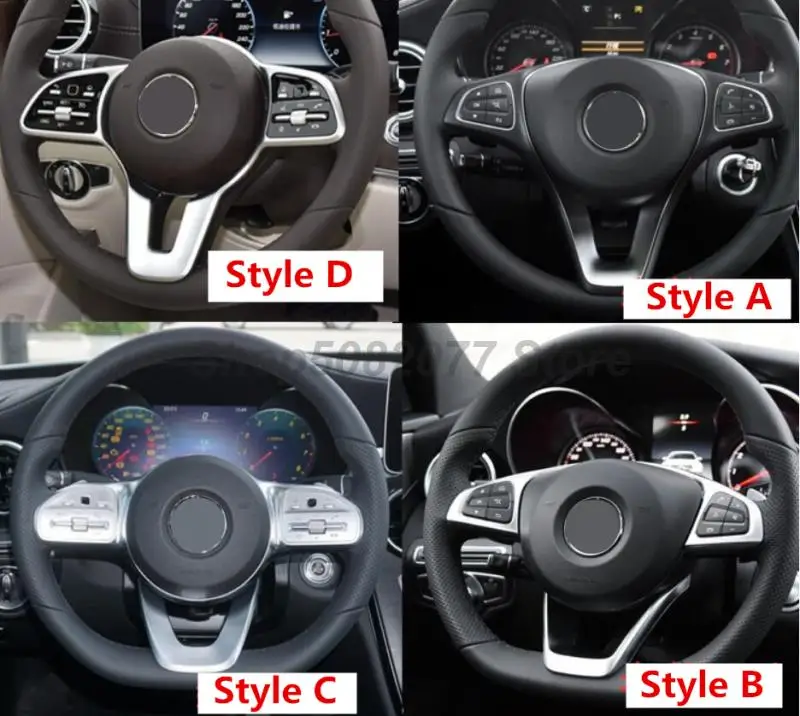 Серебряная Обложка эмблема для Mercedes Benz AMG старый/новый круглый/D-образный