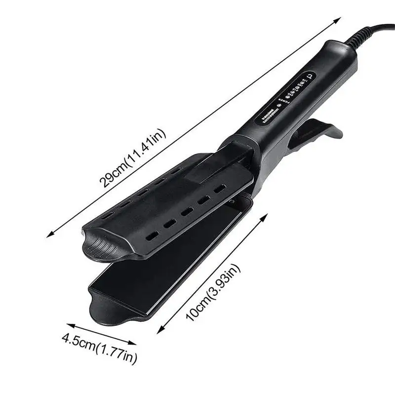 

Hair Straightener Four-gear temperature adjustment Ceramic Tourmaline Ionic Flat Iron Hair Straightener For Women Widen panel