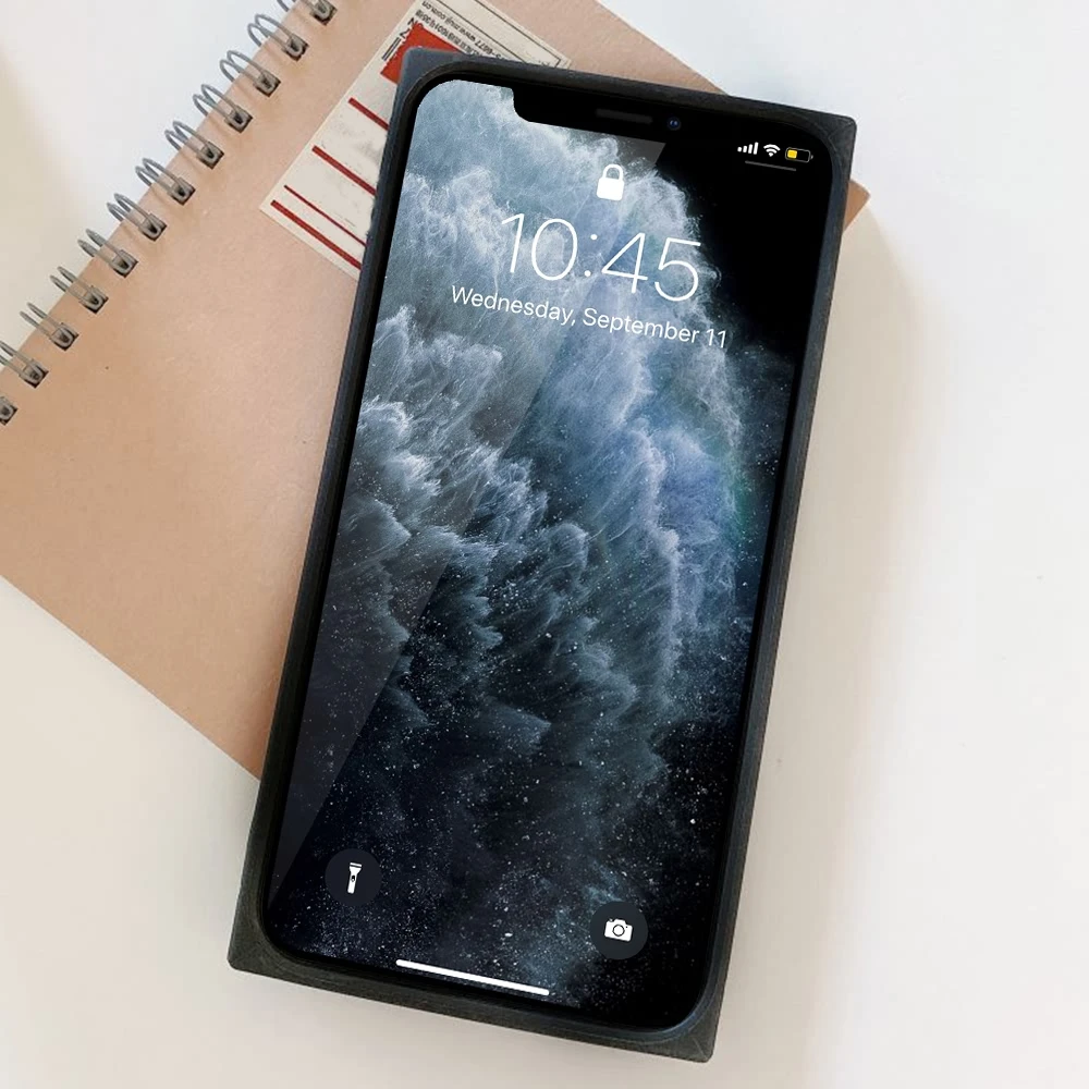 LAPOPNUT чехол для Iphone SE 2020 11 Pro Xs Max Xr X 7 8 Plus 6 6s белый глянцевый квадратный тонкий