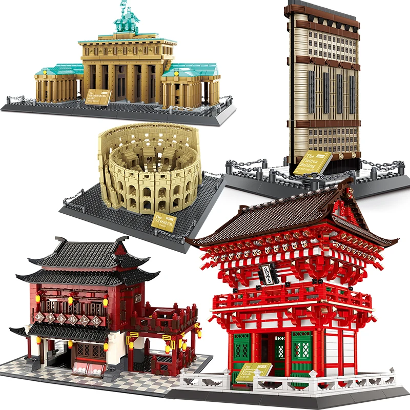 Конструктор городская архитектура модель римского колоссея Берлина Бранденбург