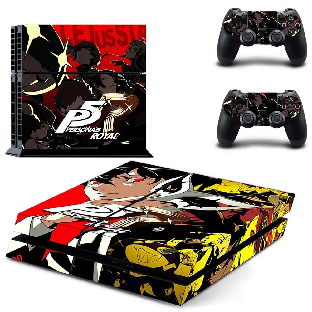 Persona 5: The Royal PS4 наклейки виниловые кожа PS 4 стикер Play station чехол для консоли playstation и