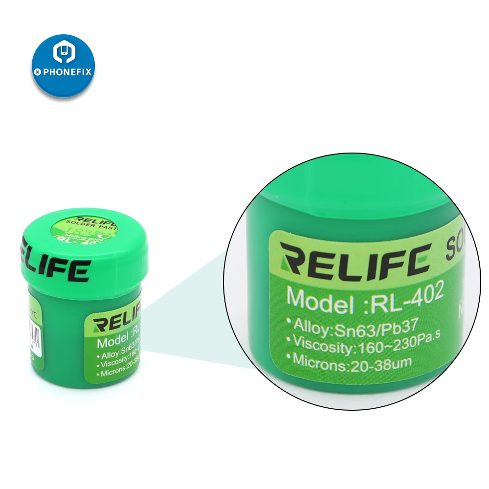 RELIFE No-clean Solder Paste Flux RL-402 40g 183 degree Soldering for iPhone Repair Mobile Phone BGA Reballing | Инструменты