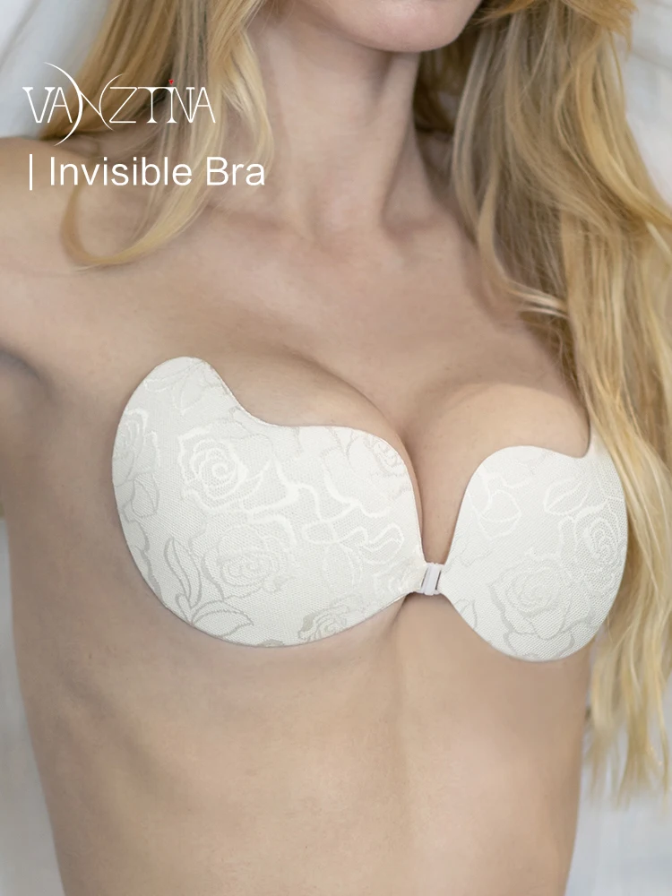 VANZTINA Невидимый кружевной бюстгальтер пуш ап многоразовый самоклеящийся липкий