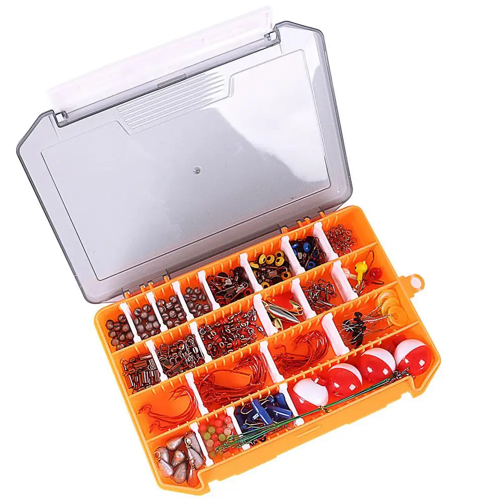 

263Pcs/Set Fishing Tackles Box Accessories Kit Hot sale Fish Lip Grip for Bait Lure Accessoires Multifunction Tool set 2020 New