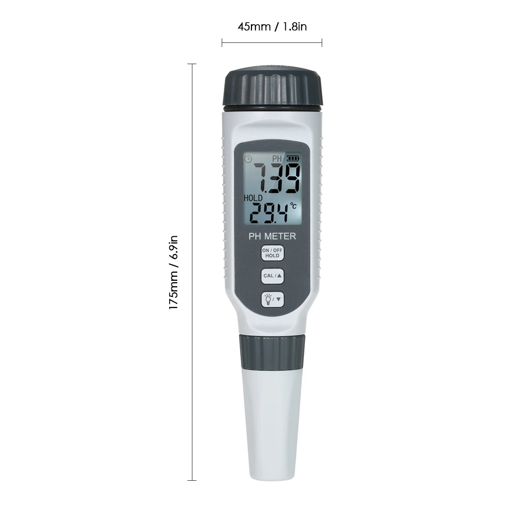 

Professional pH Water Quality Tester High Precision Portable Pen Type pH Meter Acidometer for Aquarium Acidimeter pH Tester