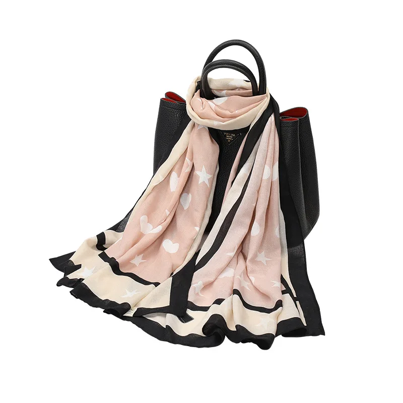 

New Style national wind autumn and winter scarf cotton and linen super warm shawl travel decoration female scarf
