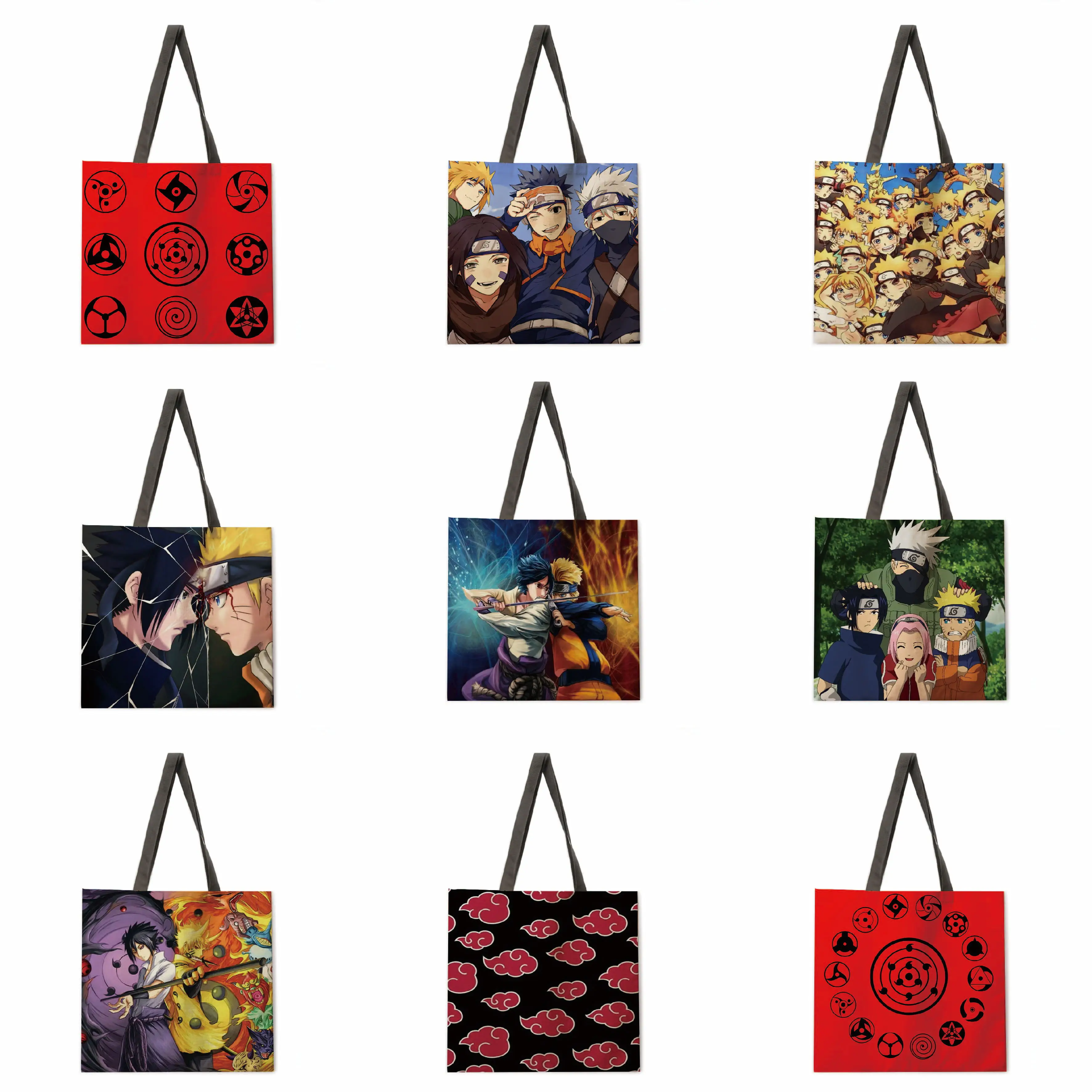 

Ladies Shoulder Bag Cartoon Anime Printing Ladies Casual Tote Bag Foldable Shopping Bag Outdoor Beach Tote Bag