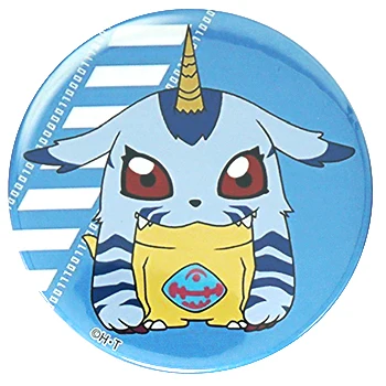 Digimons аниме металлический значок Piyomon Agumon gabumon Gatomon Patamon Palmon Gomamon Tentomon Декоративный металл значок брошь булавки - Окраска металла: 02 Gabumon