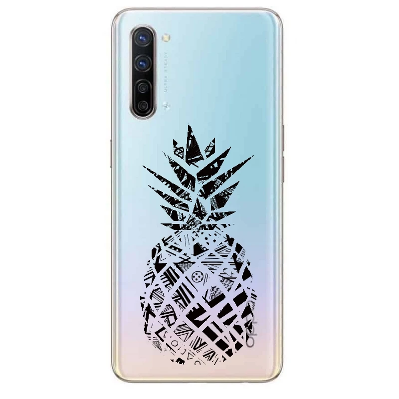 Coque OPPO X2 LITE ананас черный прозрачный|Бамперы| |