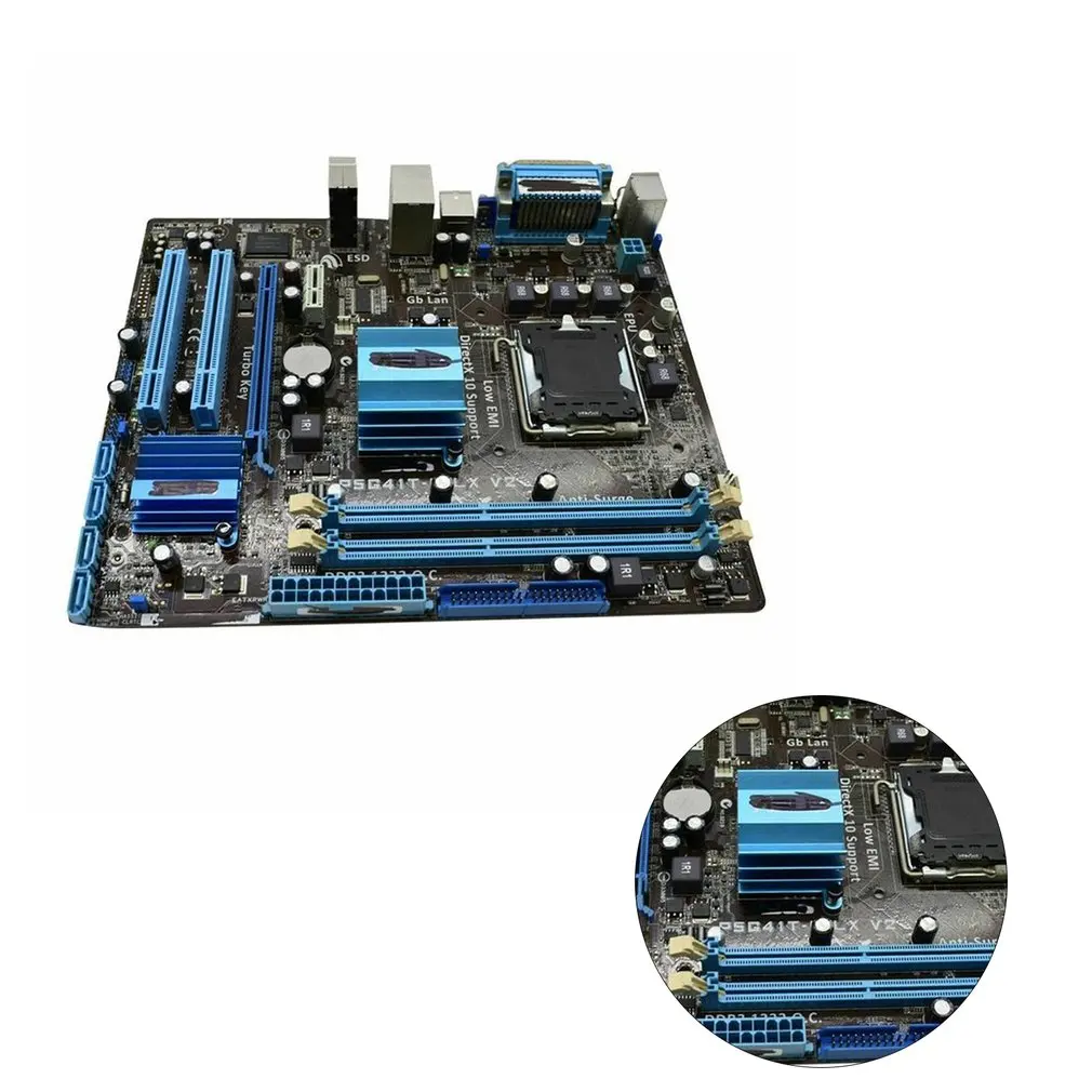 Для ASUS P5G41T-M LX V2 материнская плата DDR3 8 Гб LGA 775 Socket CPU двухканальная память