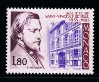 1pcsset new monaco post stamp 1983 st vincent de boer society sculpture stamps mnh
