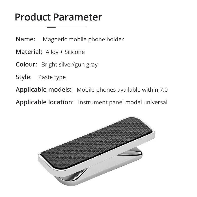 

Universal Cell phone Holder Magnetic Car Holder 360 Dashboard Mobile Phone Stand GPS Bracelet For Iphone Samsung Magnet Holder