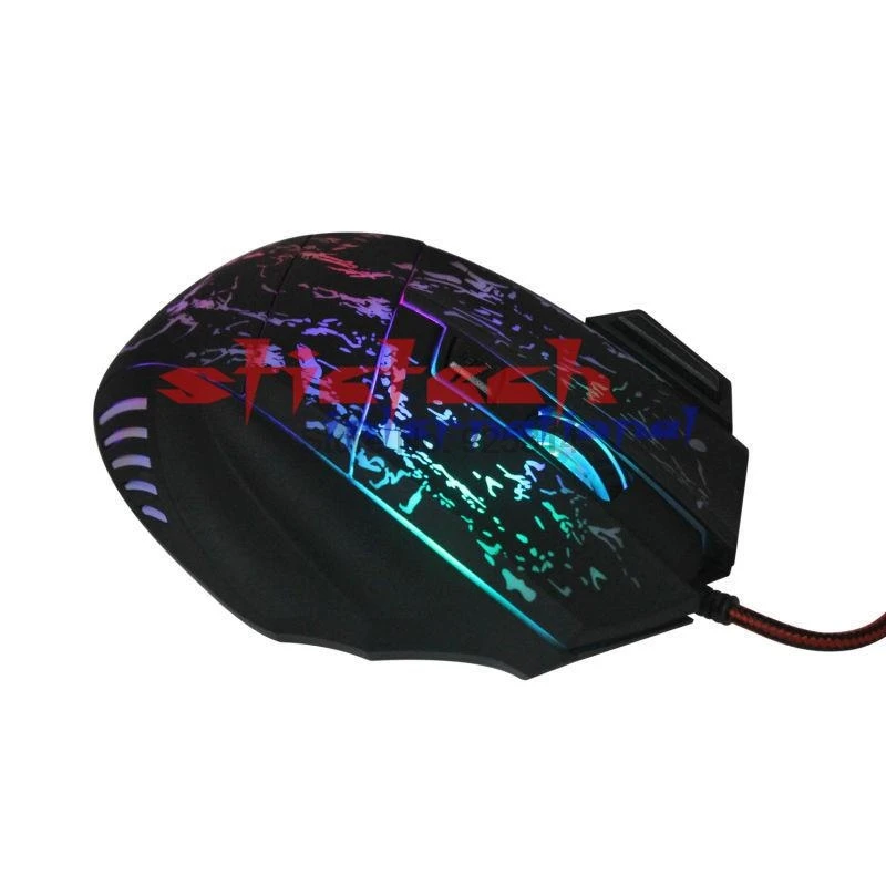 Dhl ИЛИ ems 200 шт. 5500DPI 7 кнопок компьютерная игровая мышь USB Проводная для ноутбука