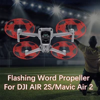 for dji air 2s drone flashing word propeller rechargeable flash paddles mavic air 2 programmable propeller blades accessories