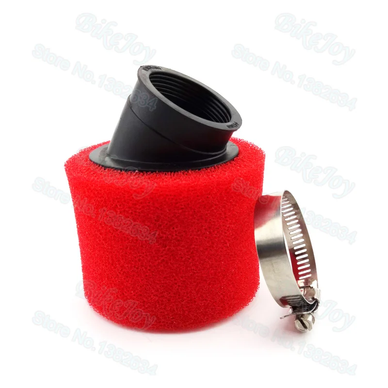 Угловой пенный воздушный фильтр 42 мм губчатый очиститель XR50 CRF110 KLX BBR 125cc 140cc для