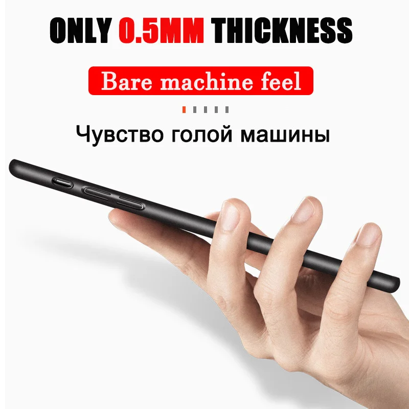 Ультратонкий чехол для iPhone X XR XS Max с эффективным отводом тепла, жесткий ПК полный ковер для iPhone 7 8 6 6s Plus, ударопрочная тонкая оболочка.