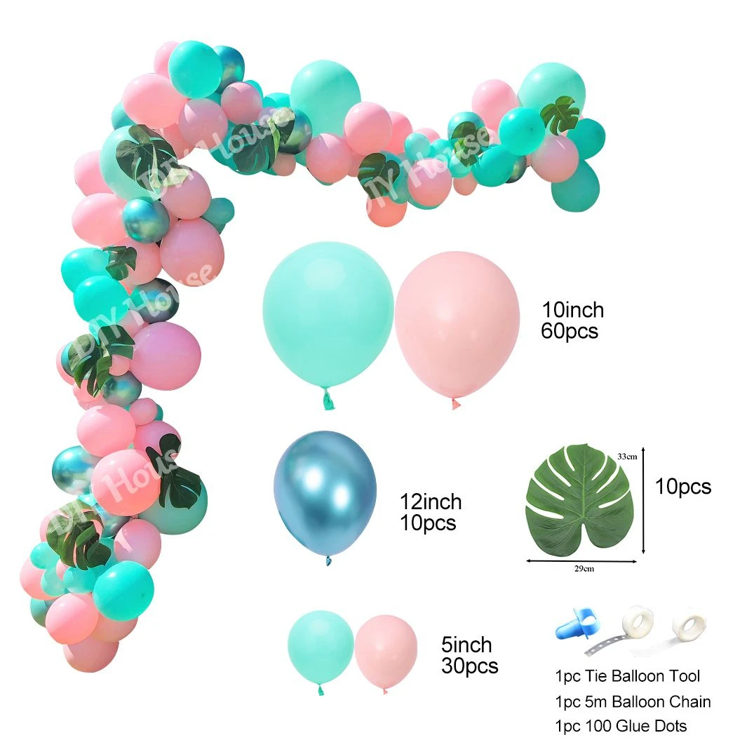 1 Набор воздушных шаров с фламинго розовые летние ананасовые шары украшение для
