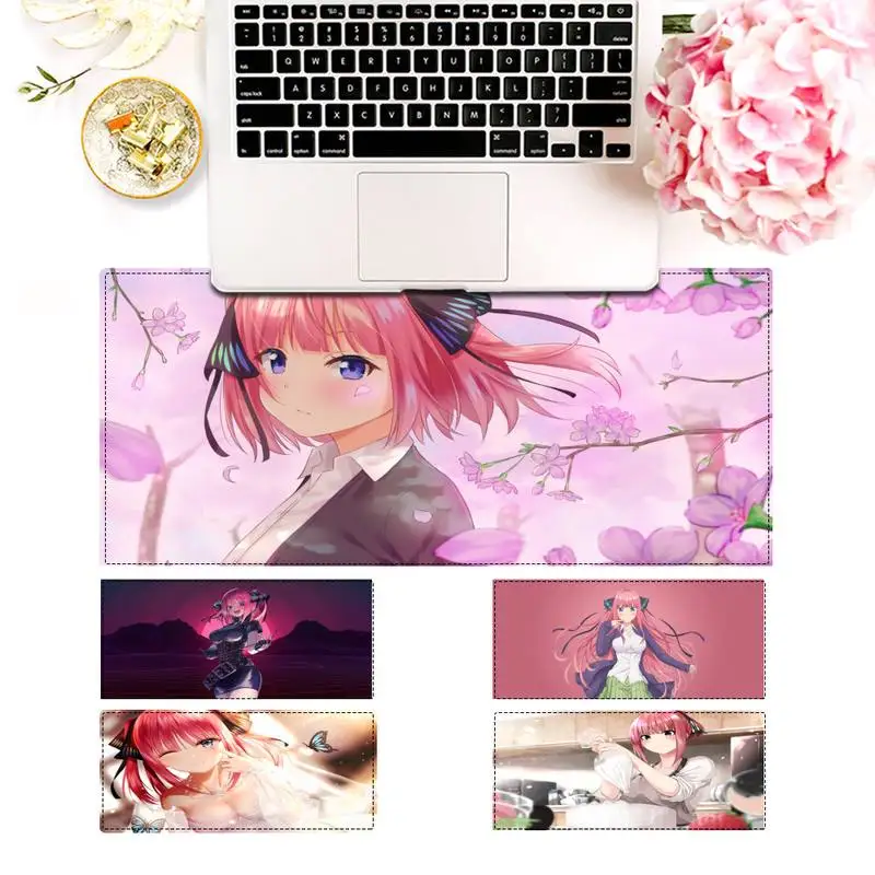 

Factory Direct The Quintessential Quintuplets Nino Nakano Mouse Pad Gamer Keyboard Desk Mouse Mat Game Accessories For Overwatch
