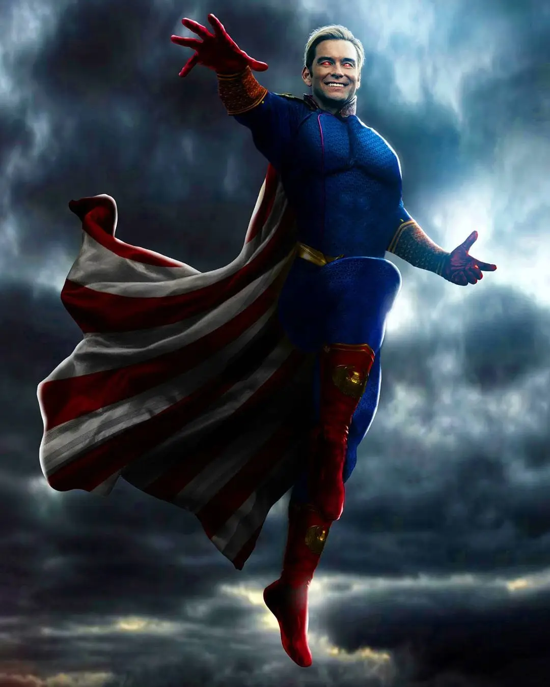 Костюм для косплея Homelander/The Deep/A-Train костюмы на Хэллоуин семь мальчиков костюм