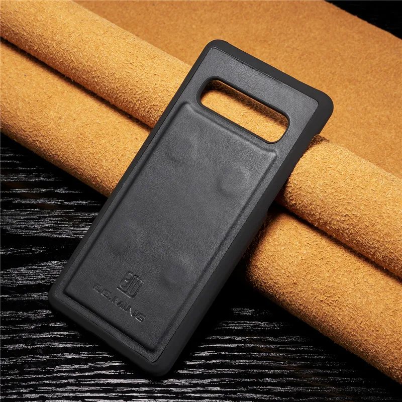 Роскошный кожаный чехол S10plus для samsung Galaxy S8, S9, S10 Plus, S10E, Note 9, 8, S7 Edge, Магнитный съемный флип-Кошелек, Чехол для карт