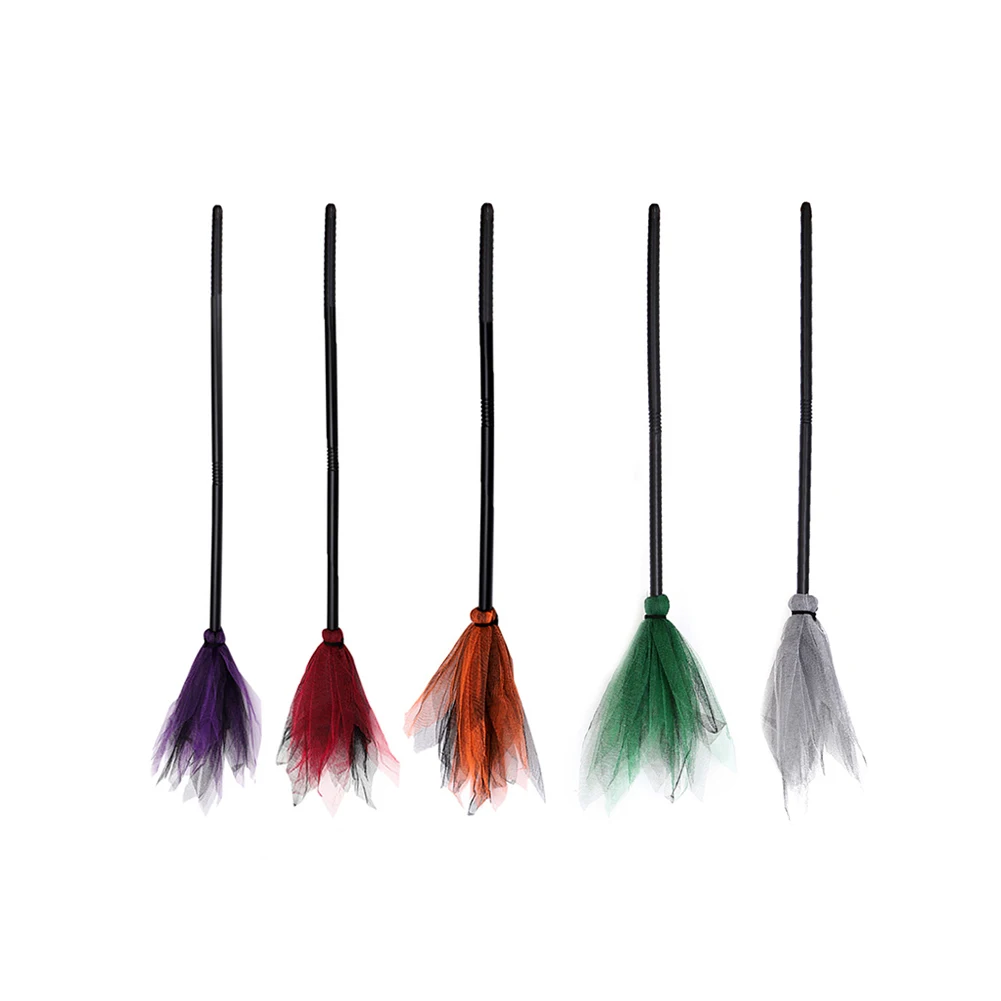 

Хэллоуин ведьма Летающая брошь сетка метла реквизит косплей костюм украшение для вечерние НКИ праздничные украшения поставки