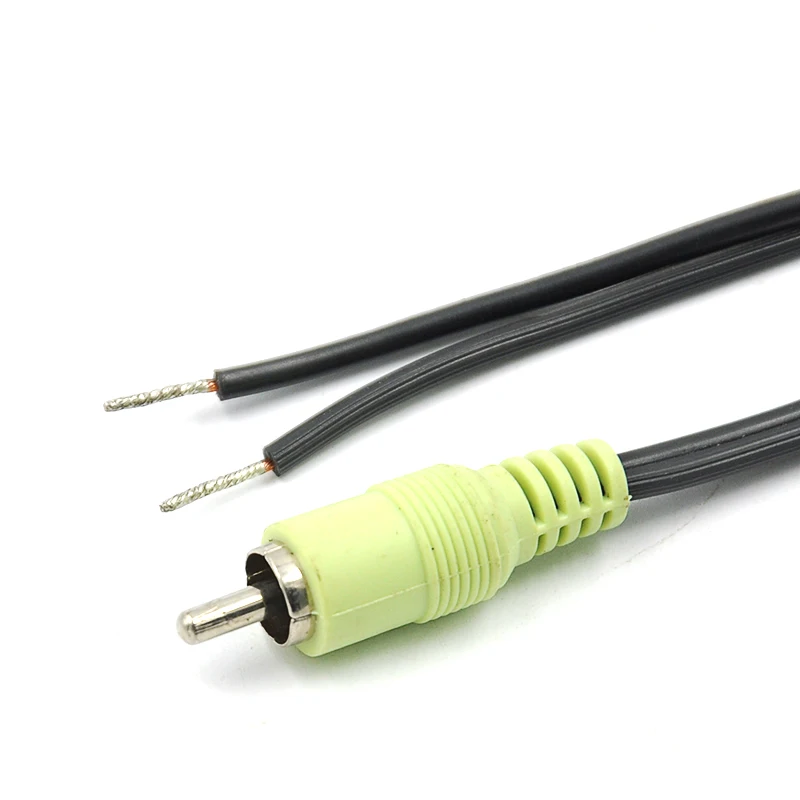 Подержанный зеленый провод для динамика RCA к болой задней левой камере LR 15 м/50
