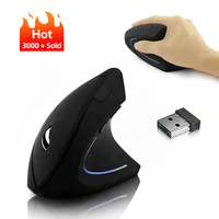 new wireless mouse vertical gaming mouse usb computer mice ergonomic desktop upright mouse 1600dpi for pc laptop office home